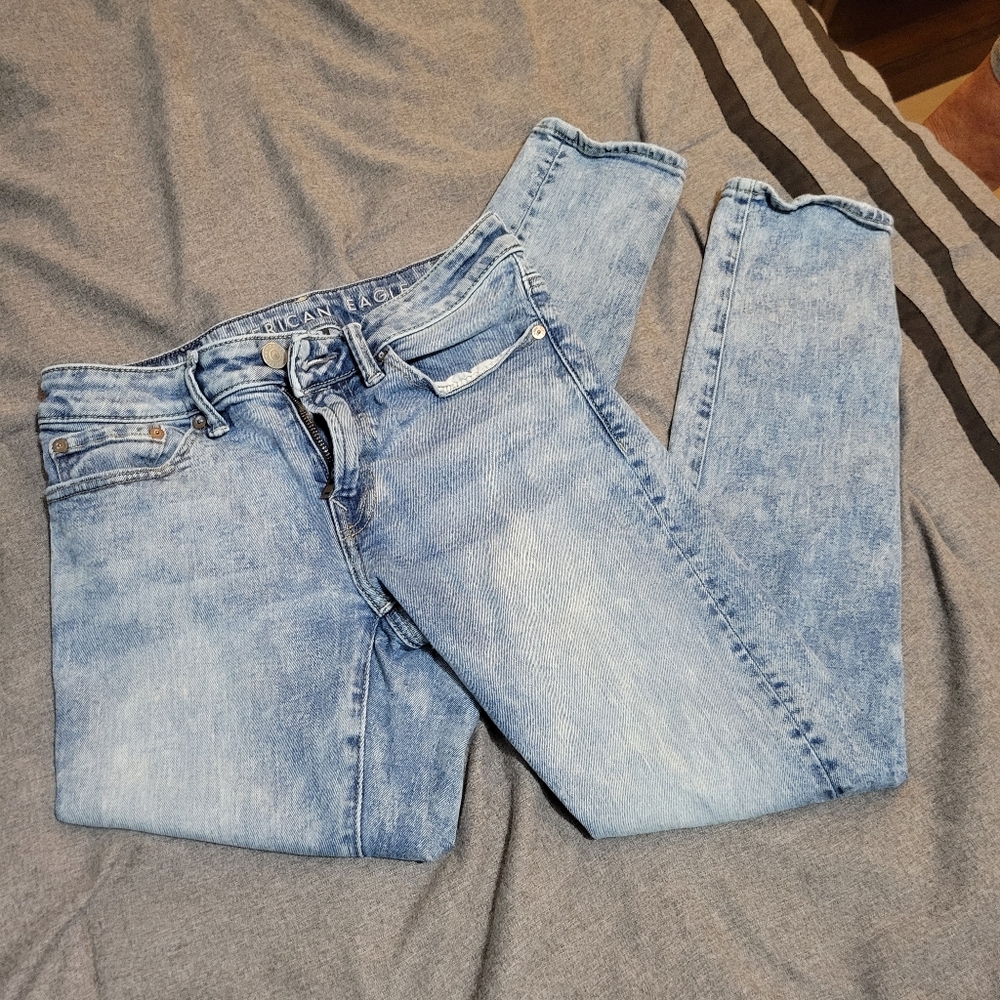 American Eagle Outfitters Mens Light Blue Jeans Flex 28x30